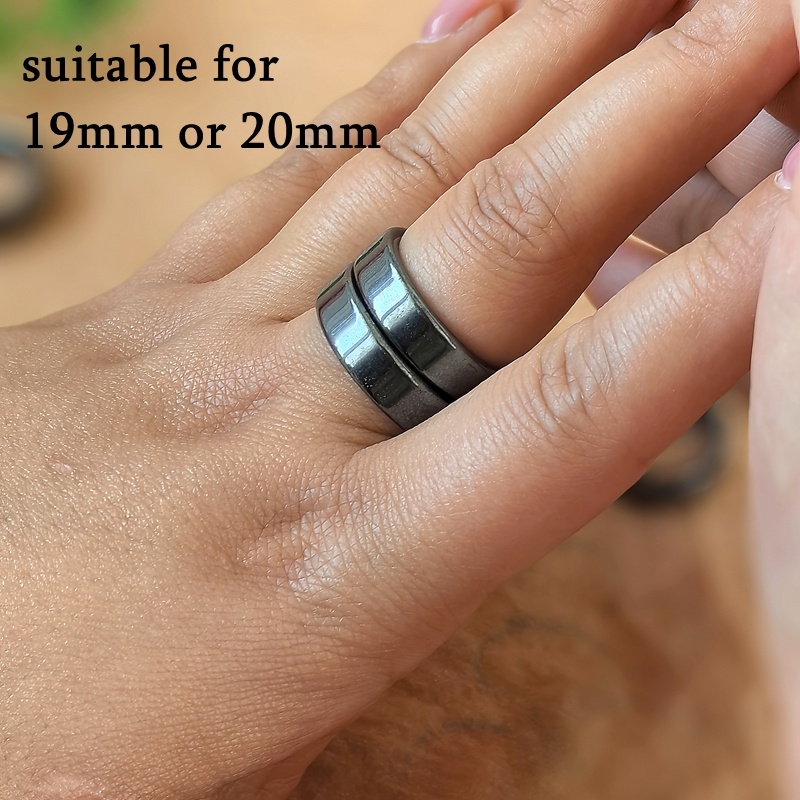 5 Terahertz Natural Stone Rings for Men and Women